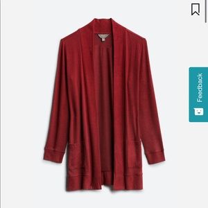 Burnt red/orange cardigan